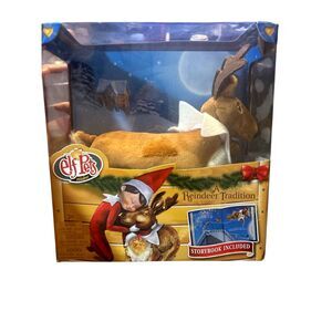 Elf Pets Reindeer with Storybook